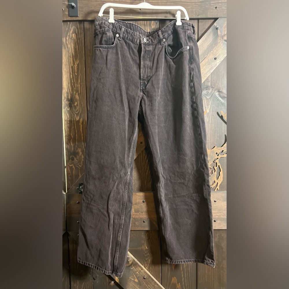 Dark Brown Denim Jeans by H&M
